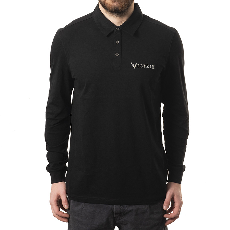 MEN'S LONG SLEEVE JERSEY POLO SHIRT